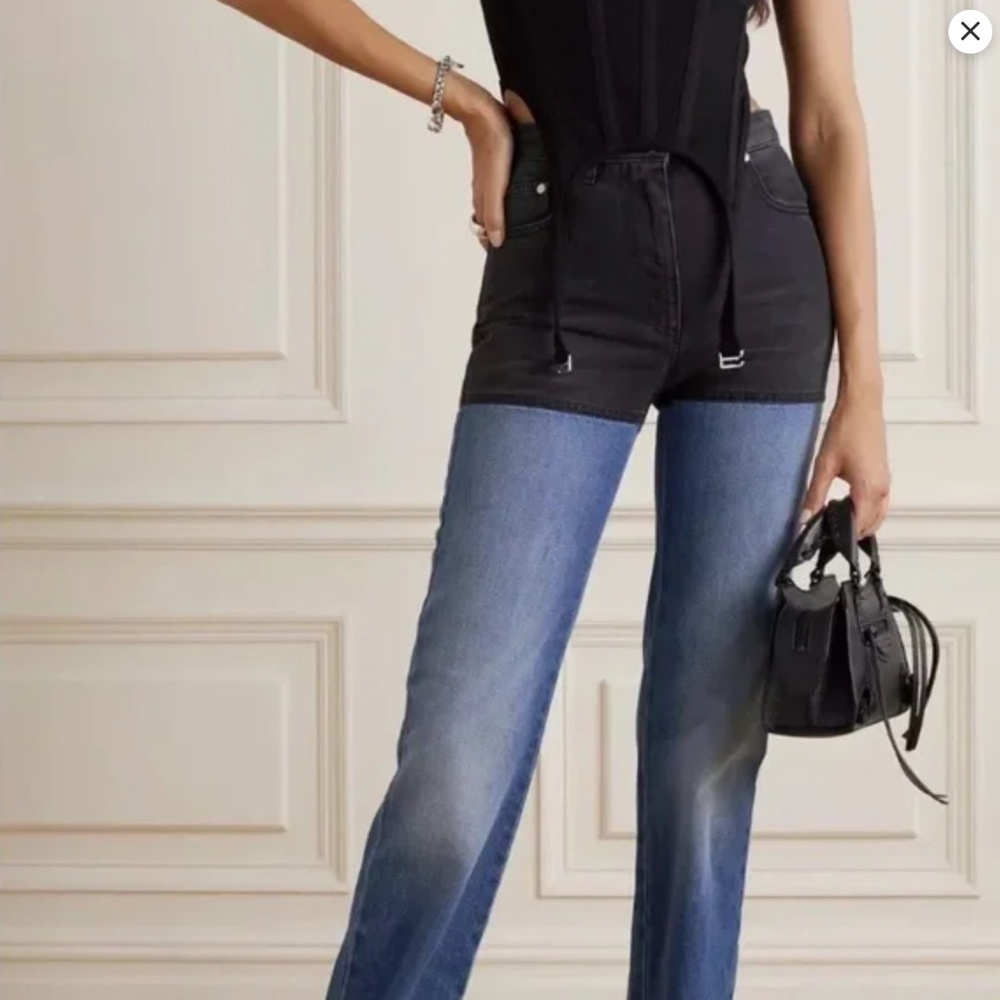 Peter Do two tone jeans